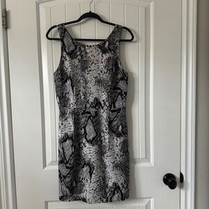 BB Dakota Snakeskin Print Sleeveless‎ Dress Size Medium